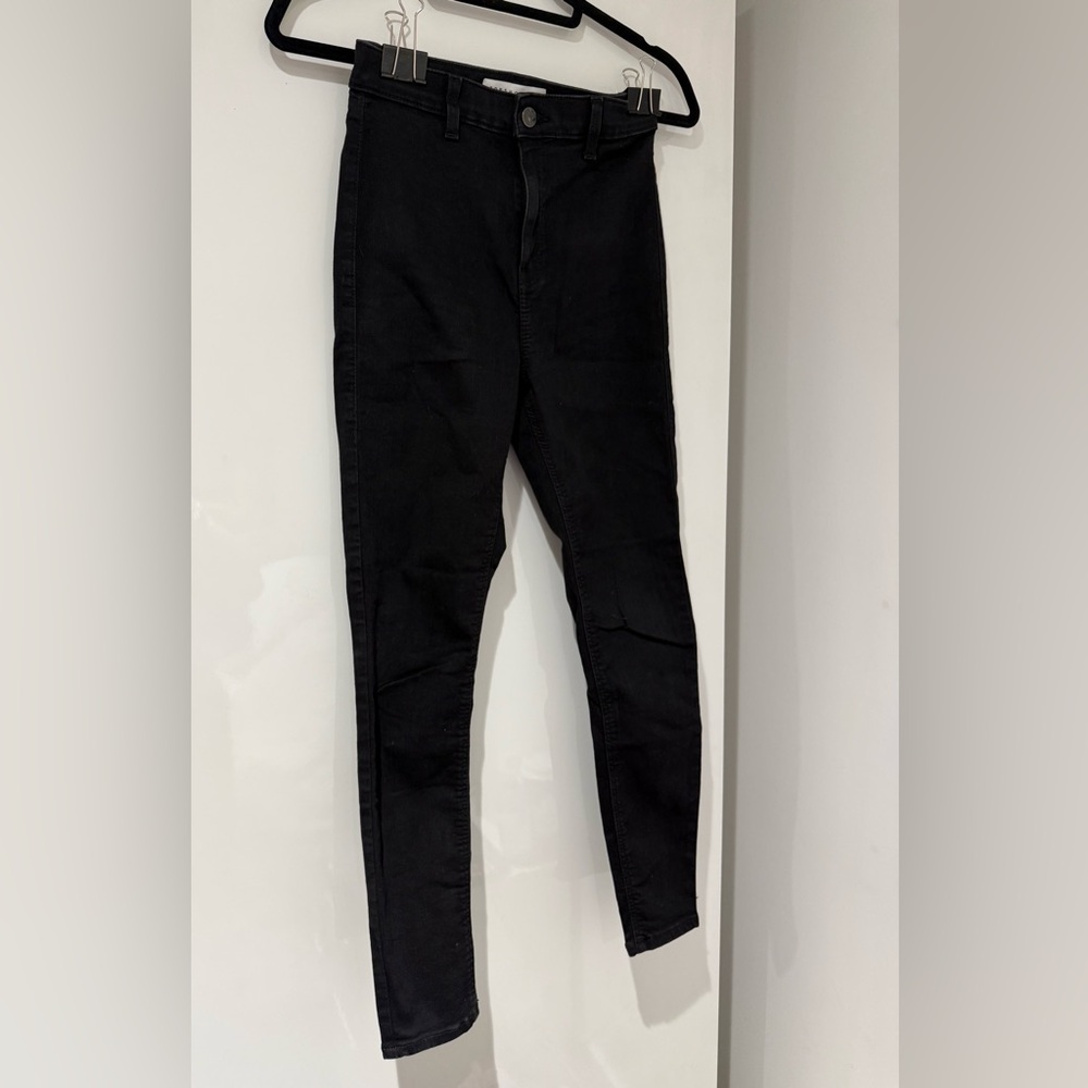 Topshop Women's Classic Black Skinny Jeans